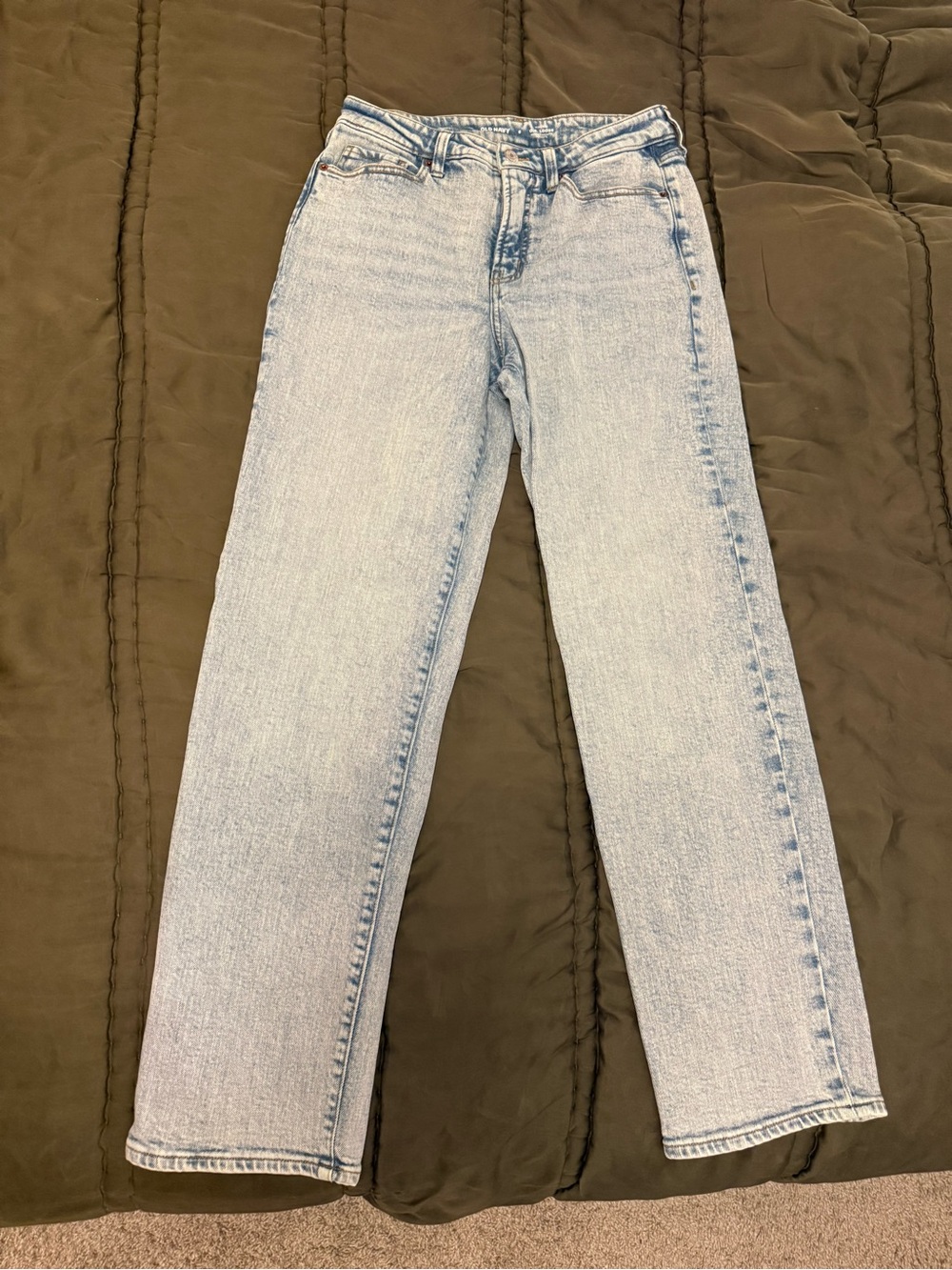Old Navy O.G. Loose High Rise Jeans Size 6, Light Wash